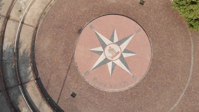 Compass to Rome in the village of Orio Litta Italy