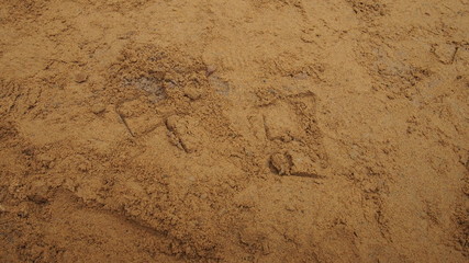 sand on the ground