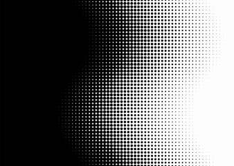 Screentone Graphics_Halftone Gradation_Black Dots 