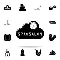 spa salon logo illustration icon. Spa icons universal set for web and mobile