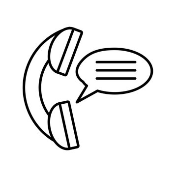 recommend clip art: telephone service with speech bubble