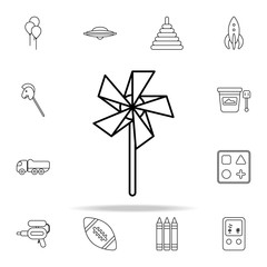 fan line icon. toys icons universal set for web and mobile