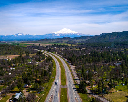 Aerial By Mount Shasta