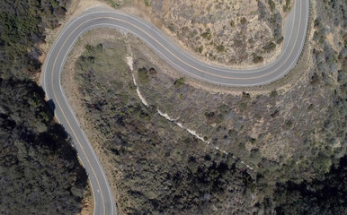 Fototapeta premium Straße in Kalifornien