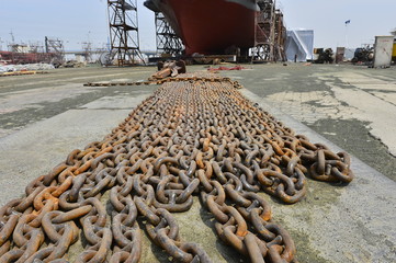 Anchor rope and chain