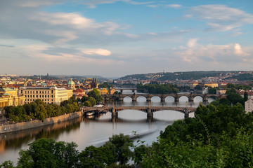 Naklejka premium The Bridges of Prague