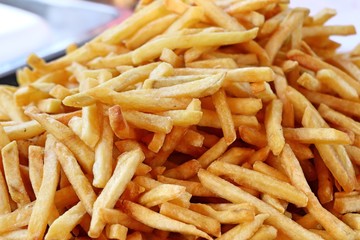 French fries at street food