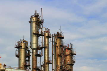 Scenery of the factory area