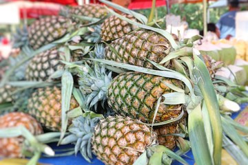 pineapple on street food