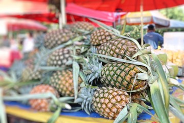 pineapple on street food