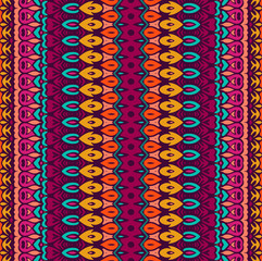 Striped Tribal vintage abstract geometric ethnic seamless pattern ornamental