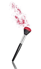 powder brush make up beauty