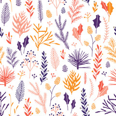 Seamless floral pattern.