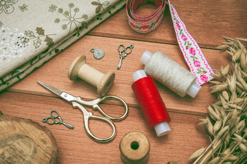 Sewing accessories and fabric for sewing and fashion