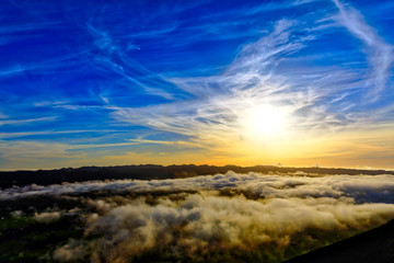 Fototapeta na wymiar Panorama of an Aerial View of Los Osos Valley, CA