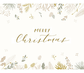 Christmas greeting card.