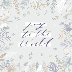 Christmas greeting card.