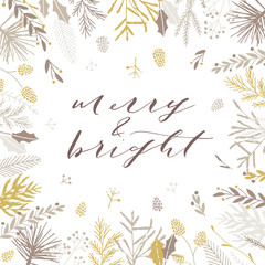 Christmas greeting card.