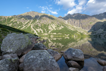 Fototapeta na wymiar Czarny Staw Lake in the Tatra Mountains