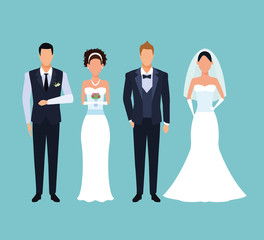 wedding couple suits