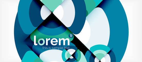 Circle abstract background