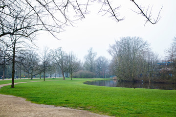 Landscape of Vondelpark,Amsterdam