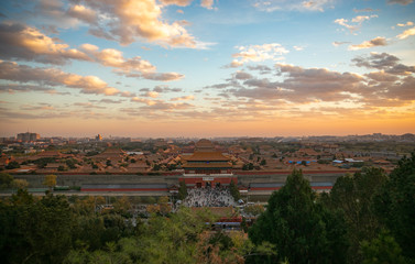 Forbidden City at Sunset