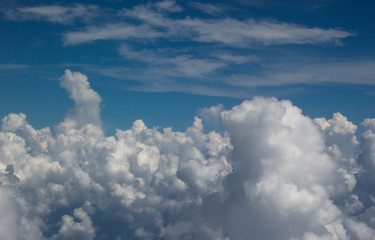 Paisaje sobre la tierra