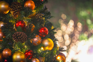 Fototapeta na wymiar Christmas background; Christmas decorations