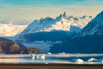 Grey Glacier and Grey Lake at Torres del Paine National Park