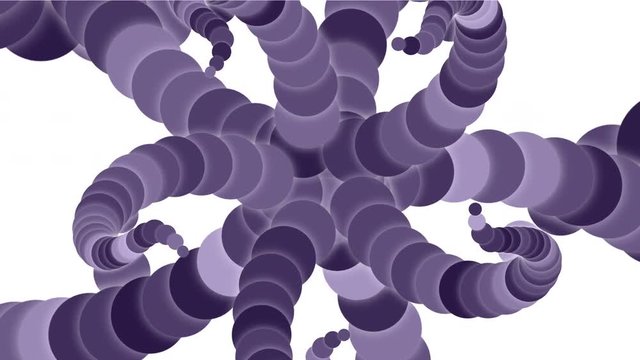 4k Abstract round circle array flower petal pattern background,star chain,microbes bacteria insects worms,rope knot,whirlpool vortex technology data information.
