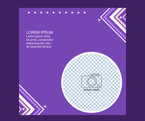 Fototapeta premium Social media banner template