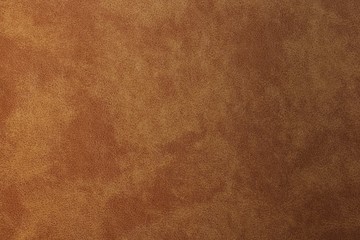 Fototapeta premium Texture of striped old brown leather, abstract background