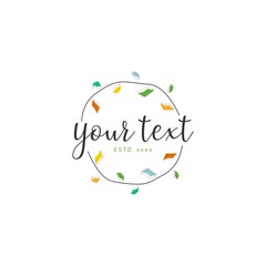 Text Color badge Logo
