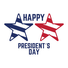 Obraz premium Happy president day image. Vector illustration design