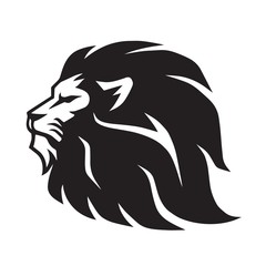 Wild Lion Vector Icon Logo Template  Design Mascot Illustration