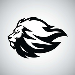 Lion Head Logo Vector