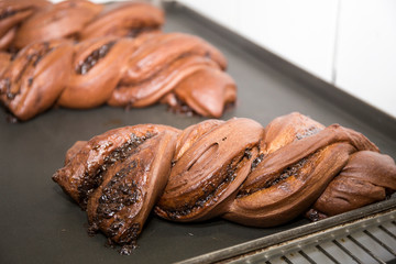 Baking Pasty in a commercal bakery
