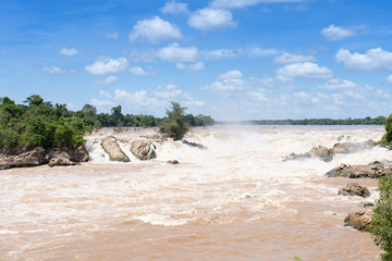 Khone Phapheng Water fall at Southern Laos