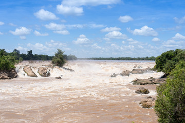 Khone Phapheng Water fall at Southern Laos