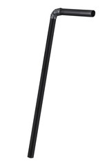 Drinking straw isolated on white with clipping path