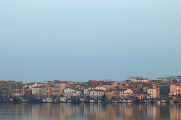Chioggia, Italy. View of Fondamenta Lungolaguna from Ponte Translagunare