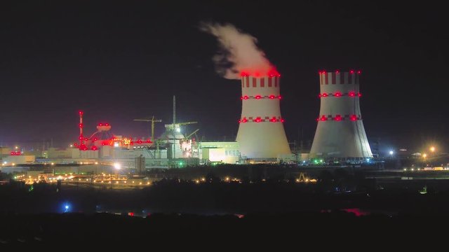 industrial landscape  power plant