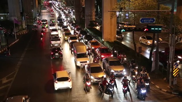 バンコクの交通状況、タイ、東南アジア