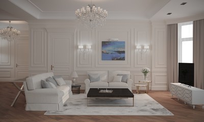 Neoclassical interior design