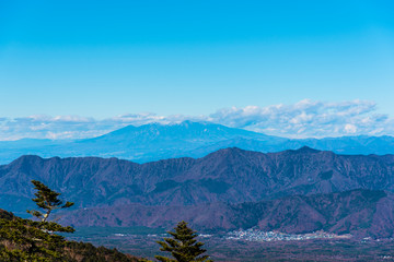 Naklejka na ściany i meble 富士登山道からの八ヶ岳