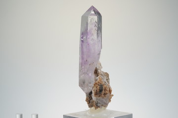 Enhydro Amethist, mit Phantom, Namibia, Edelstein Mineral