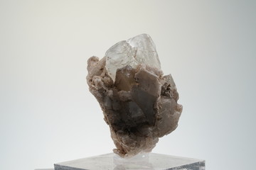 Fluorit, Weiss, Kristall, Stufe, Gruppe, Mineral, Edelstein, Axalp, Schweiz 