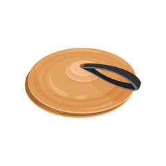 Cymbals musical instrument vector Illustration on a white background