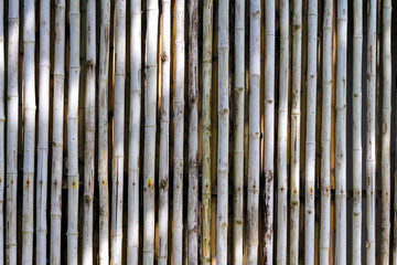 wall of bamboo texture background